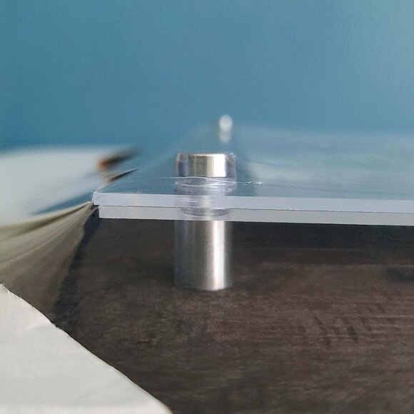 BARNWOOD + 8 x 10 Acrylic FLOATING FRAME ~ Studio Décor ~ NEW - Picture 3 of 11